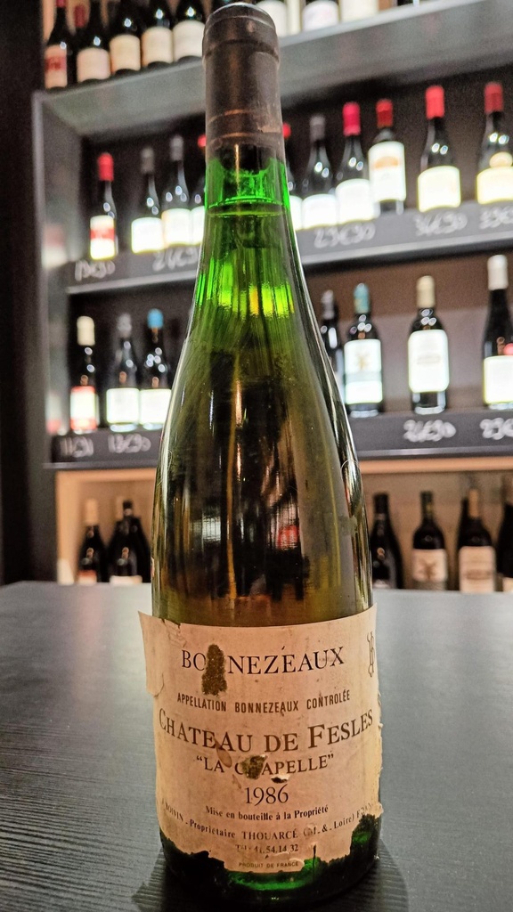 Bonnezeaux, Château de Fesles 1986, Cuvée La Chapelle